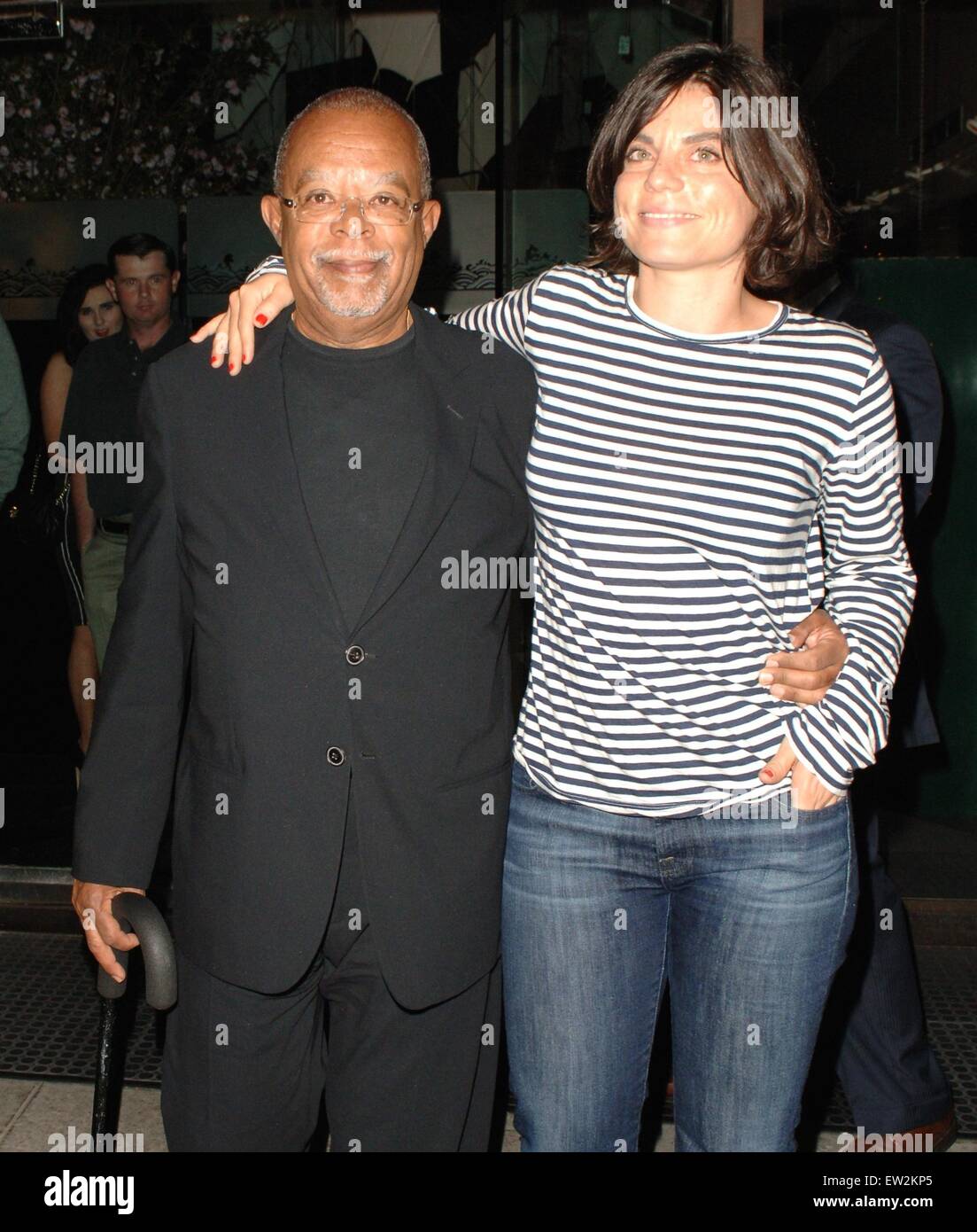 Henry Louis Gates, Jr. leaves Mr Chow in Beverly Hills Featuring: Henry