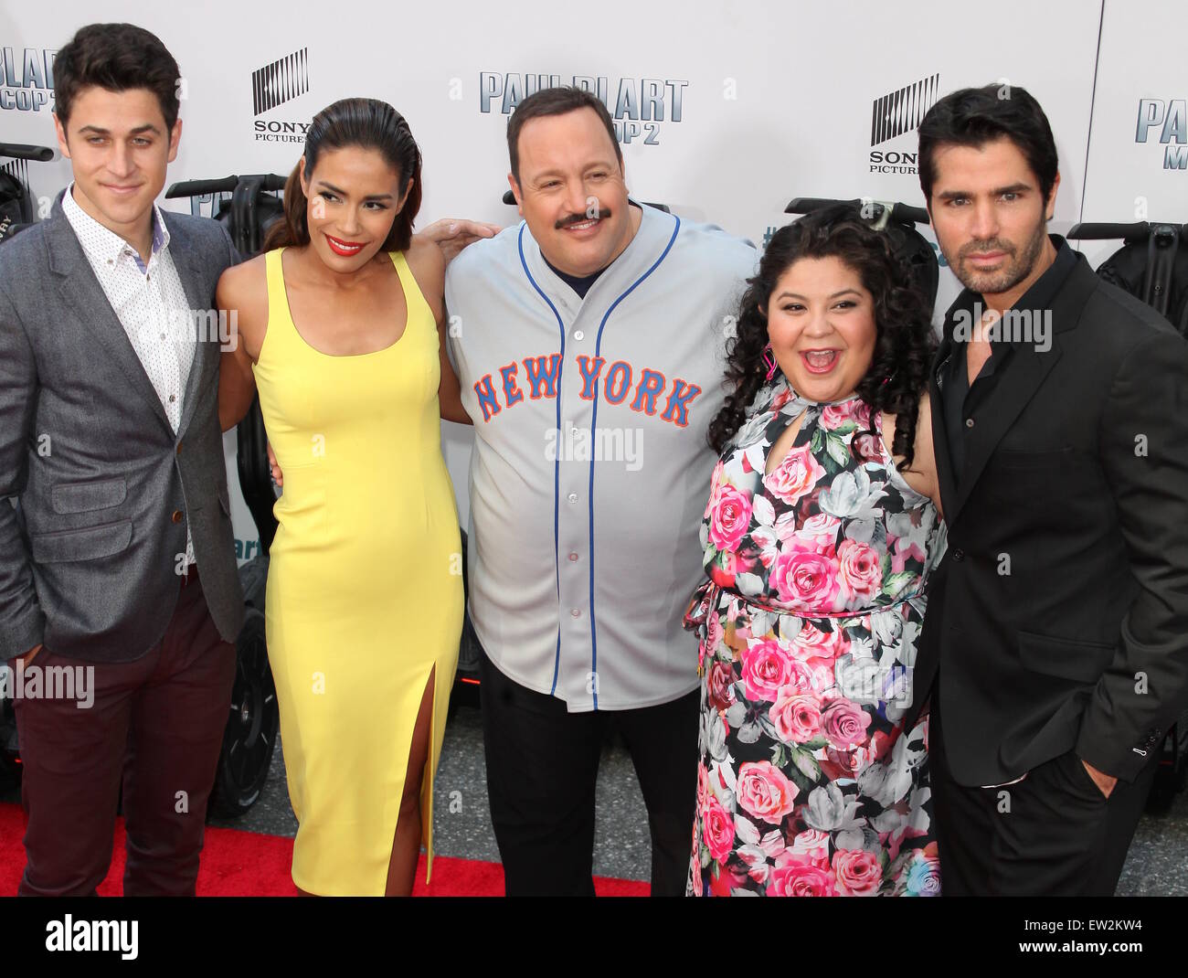 New York premiere of 'Paul Blart: Mall Cop 2' - Arrivals  Featuring: The Cast of Mall Cop 2 Where: New York, United States When: 11 Apr 2015 C Stock Photo