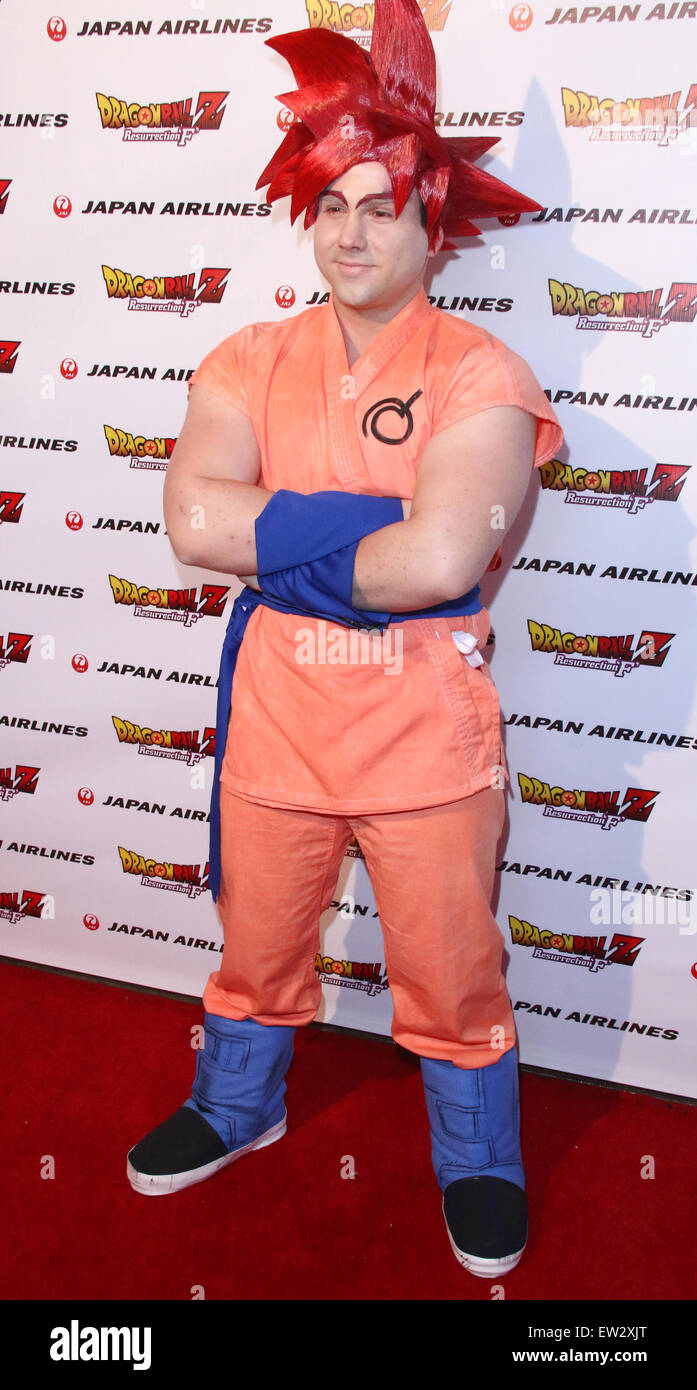 World premiere of Dragon Ball Z: Resurrection 'F' held at the Egyptian Theatre - Arrivals  Featuring: Goku Where: Los Angeles, California, United States When: 12 Apr 2015 C Stock Photo