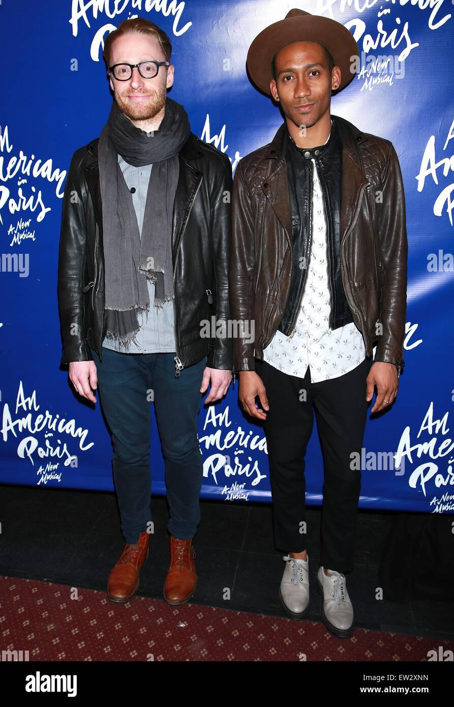 Opening night for An American in Paris at the Palace Theatre Arrivals