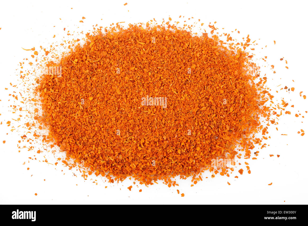 cayenne pepper on white background Stock Photo