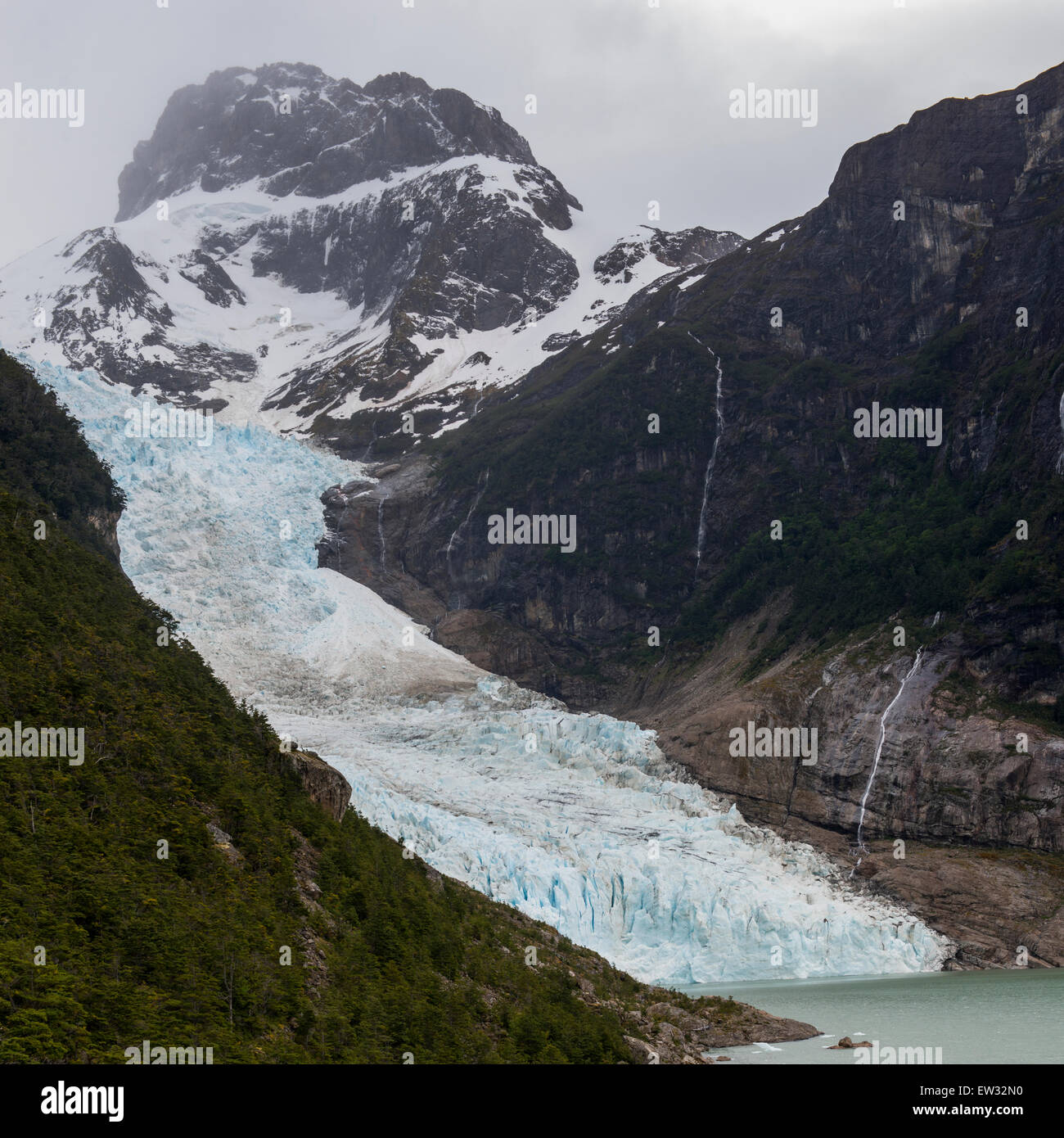 Southern Patagonian Ice Field, Bernardo O'Higgins National Park, Patagonia, Chile Stock Photo