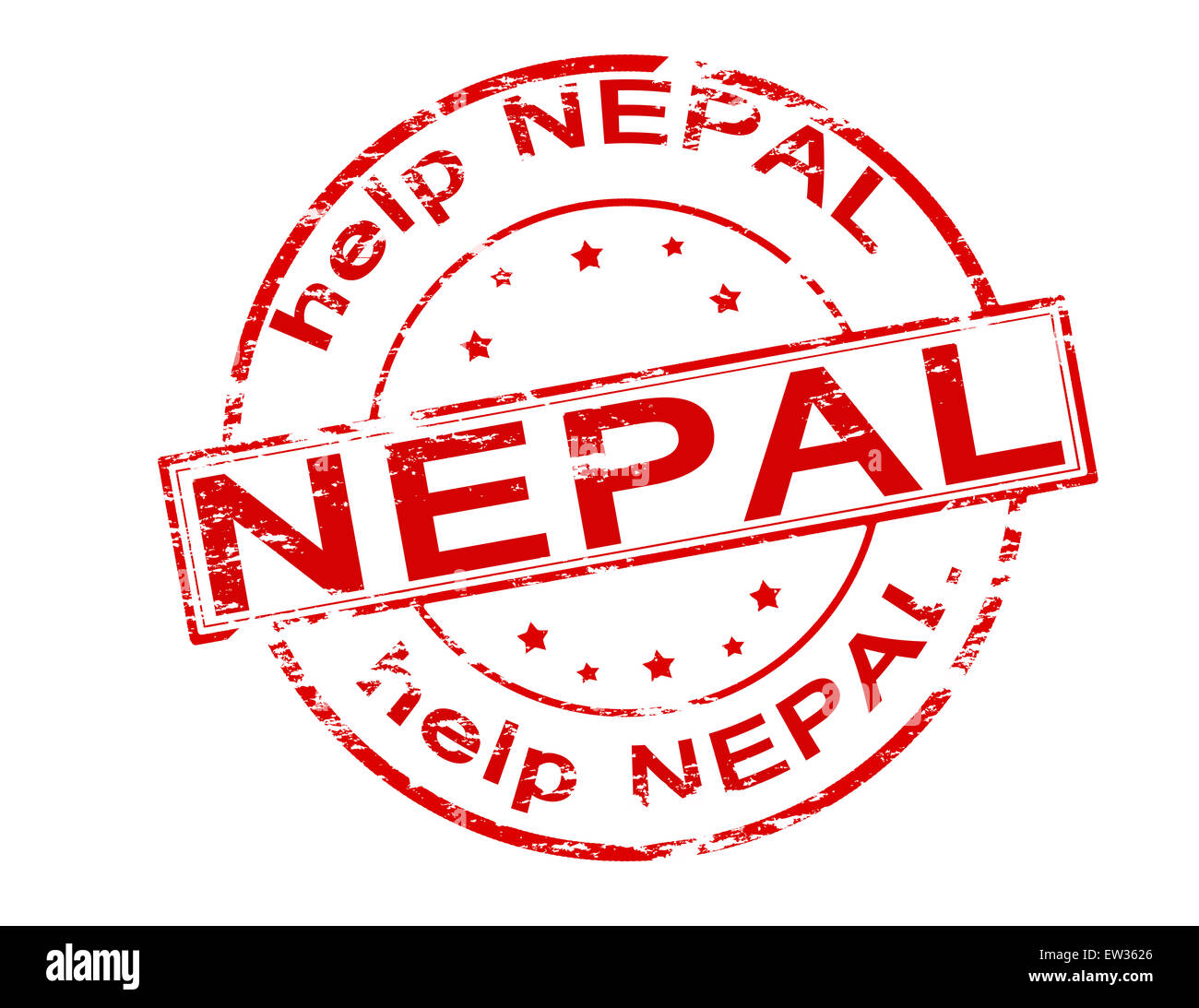Rubber stamp with text help Nepal inside, illustration Stock Photo - Alamy