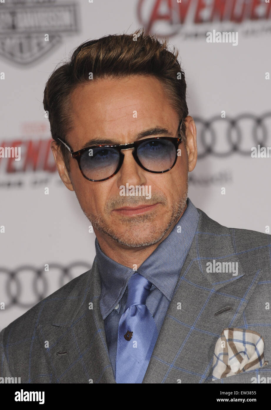 Film Premiere of Avengers Age of Ultron Featuring: Robert Downey Jr ...