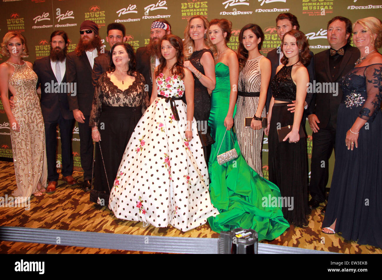 Comander Musical Duck Commander Musical opening night held at the Rio All-Suite Hotel ...