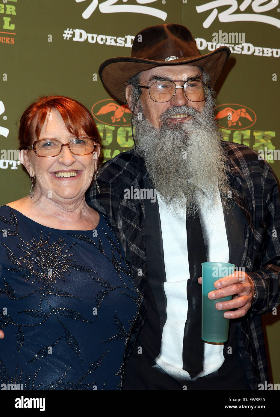 Uncle si robertson and christine robertson hires stock photography and