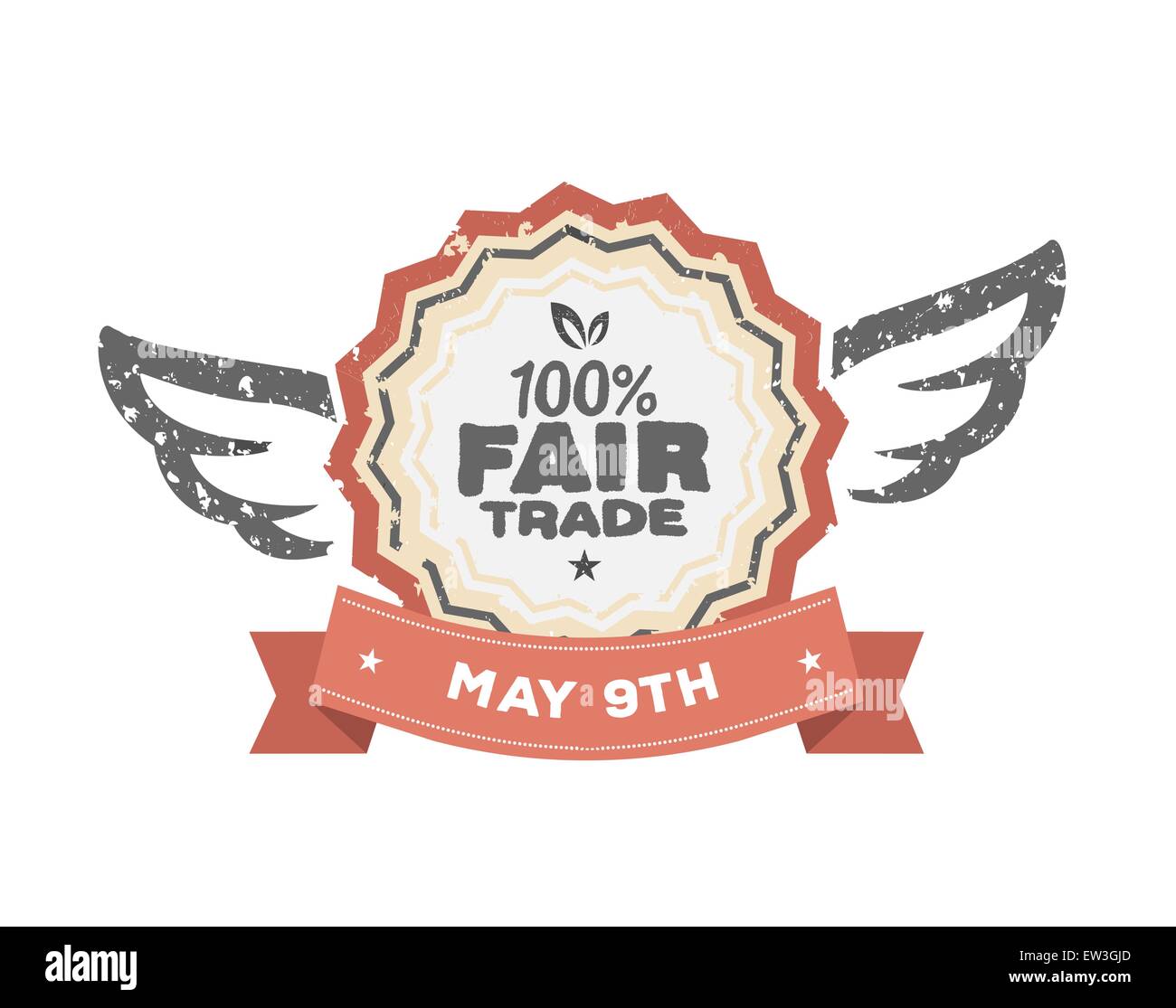 Digitally generated Fair Trade day vector Stock Vector