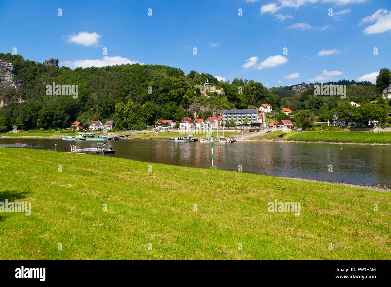Landscape in Rathen,Saxony,Germany Stock Photo Alamy
