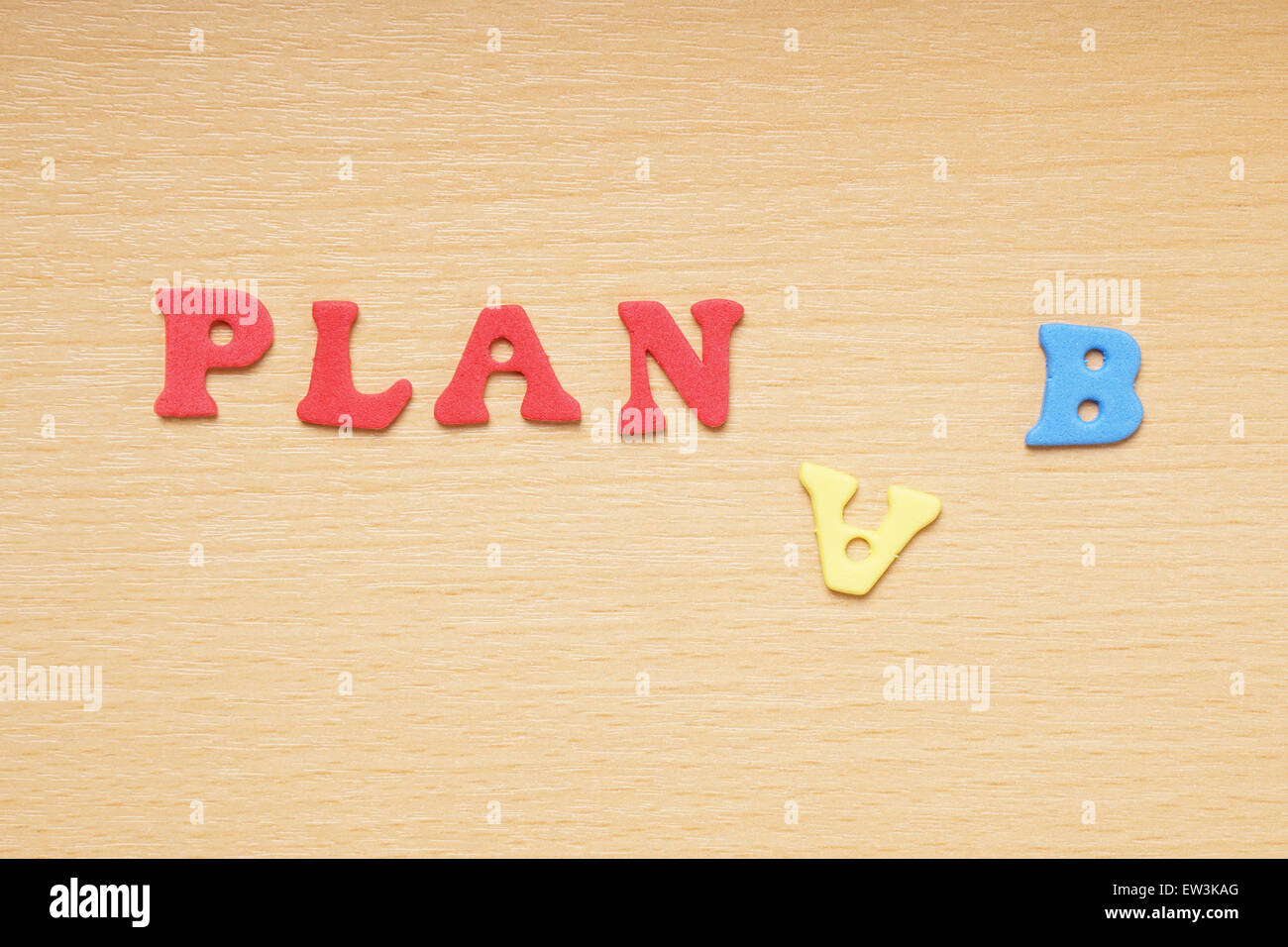 plan a or b Stock Photo