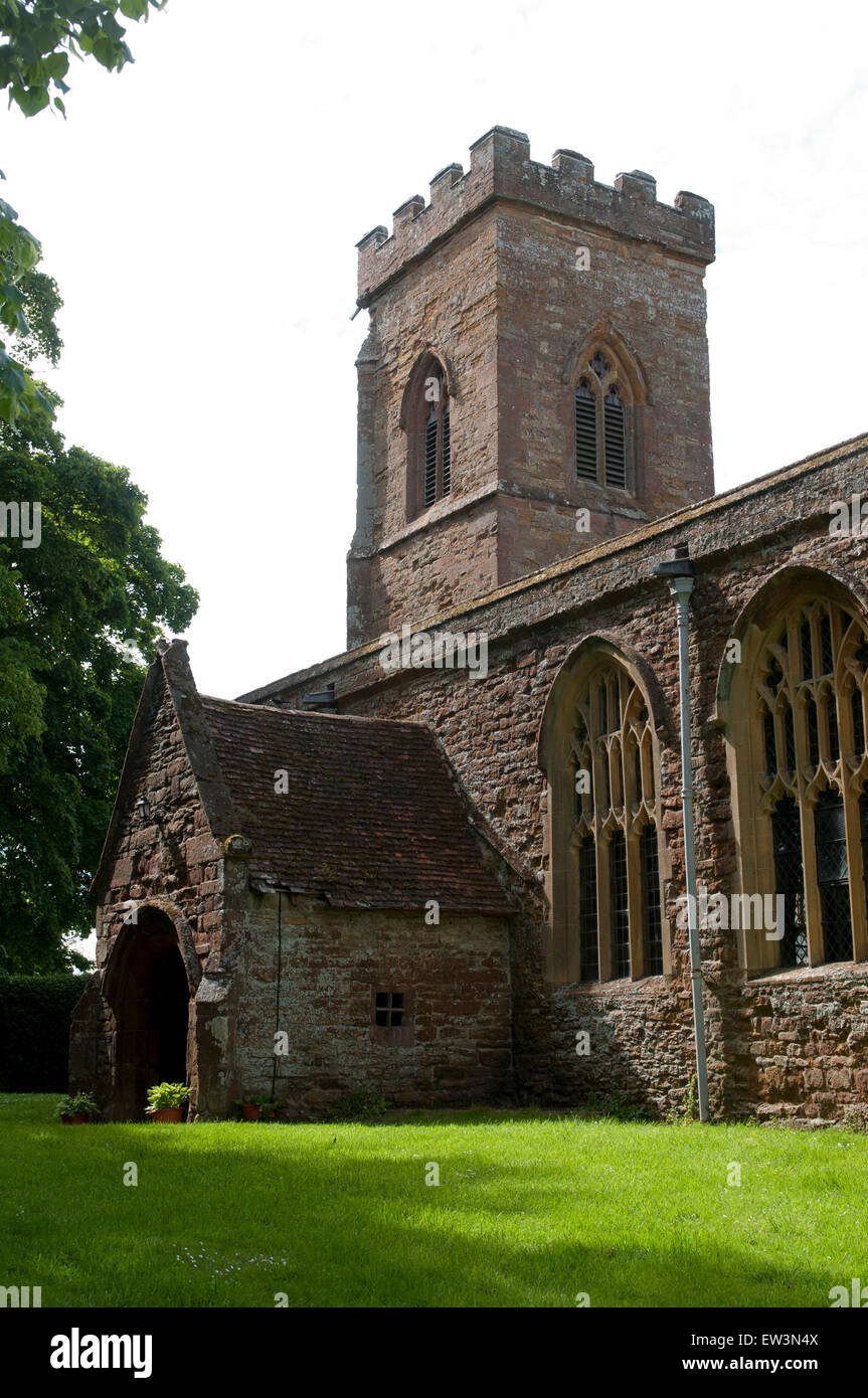 St Mary and St Leodegarius Church, Ashby St. Ledgers, Northamptonshire, England, UK Stock Photo