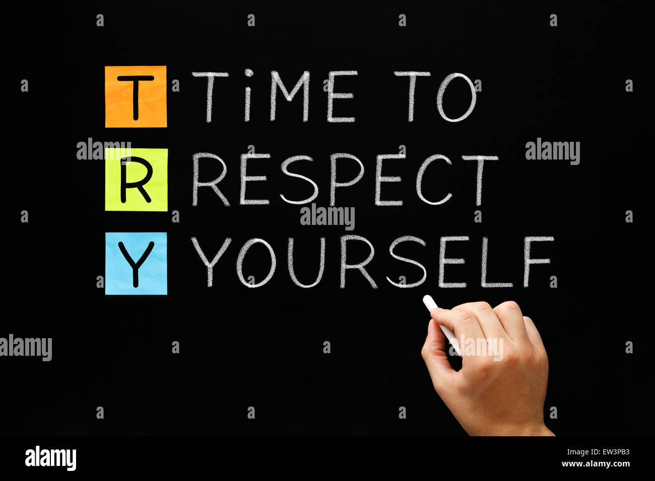 Self respect hi-res stock photography and images - Alamy