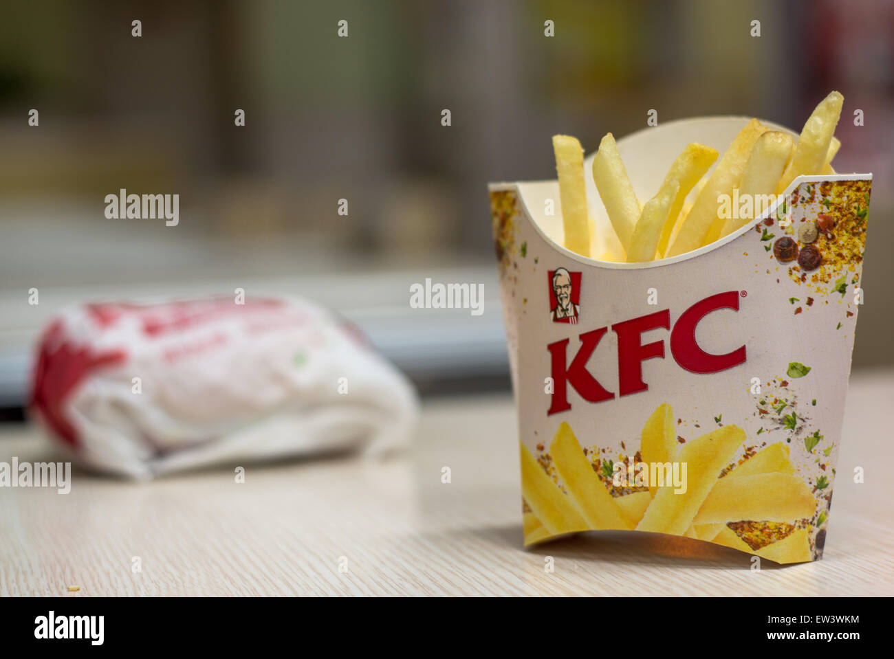 KFC fried chips Stock Photo Alamy