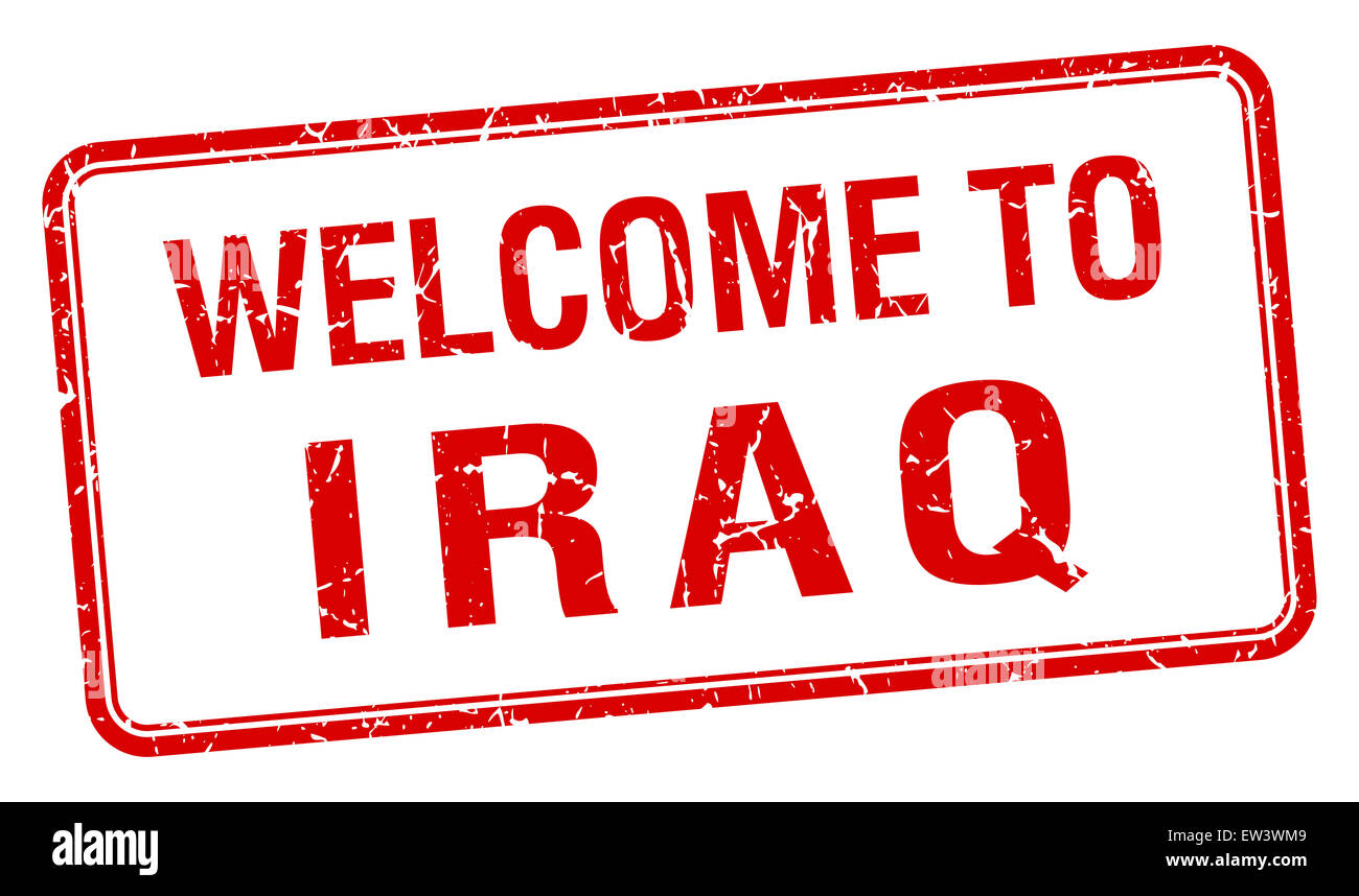 Welcome iraq stamp hi-res stock photography and images - Alamy