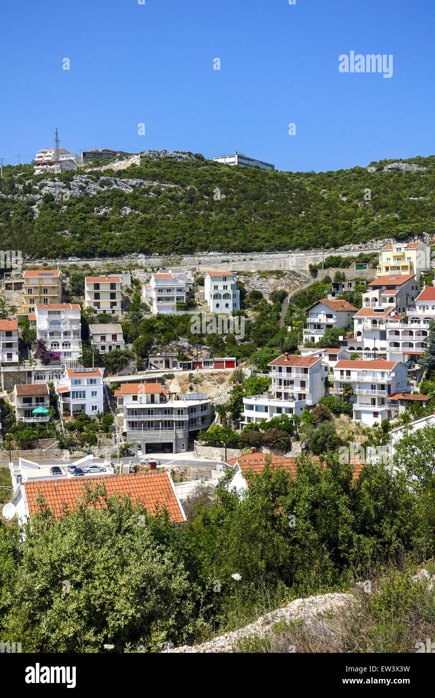 Only sea access of the country, Neum, Bosnia-Herzegovina Stock Photo
