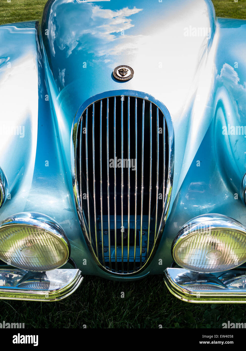 '50 Jaguar XK120 SS, 63rd Annual Rallye Glenwood Springs Car Show, Glenwood Springs, Colorado