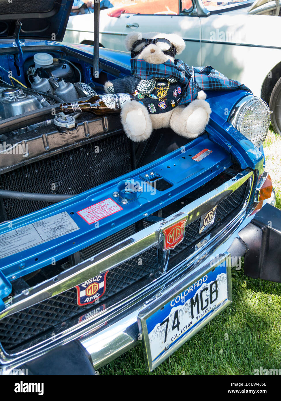 '74 MGB CB bear, 63rd Annual Rallye Glenwood Springs Car Show, Glenwood
