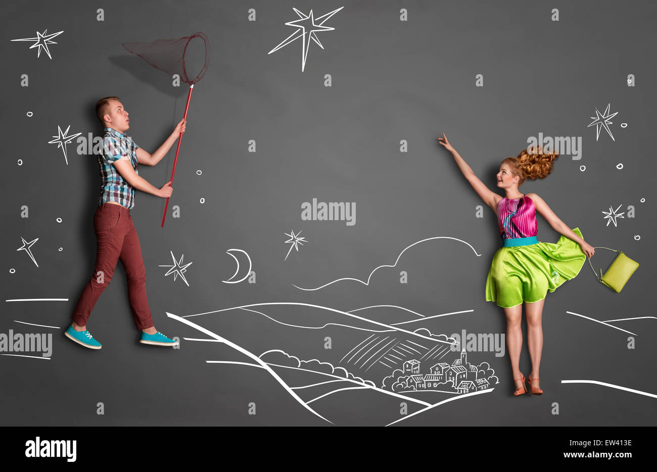 Reach For The Stars High Resolution Stock Photography And Images Alamy