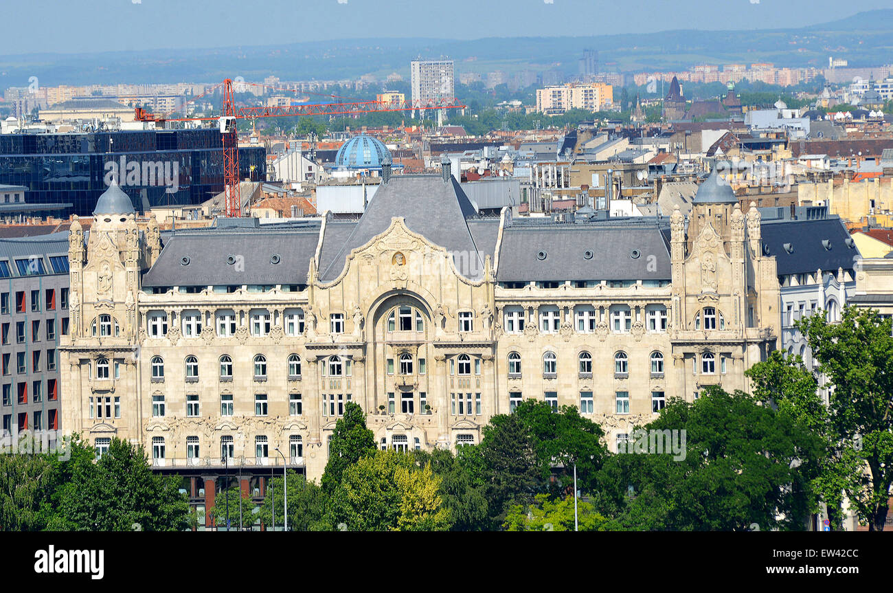 The Four Seasons Gresham palace hotel Budapest Hungary Stock Photo