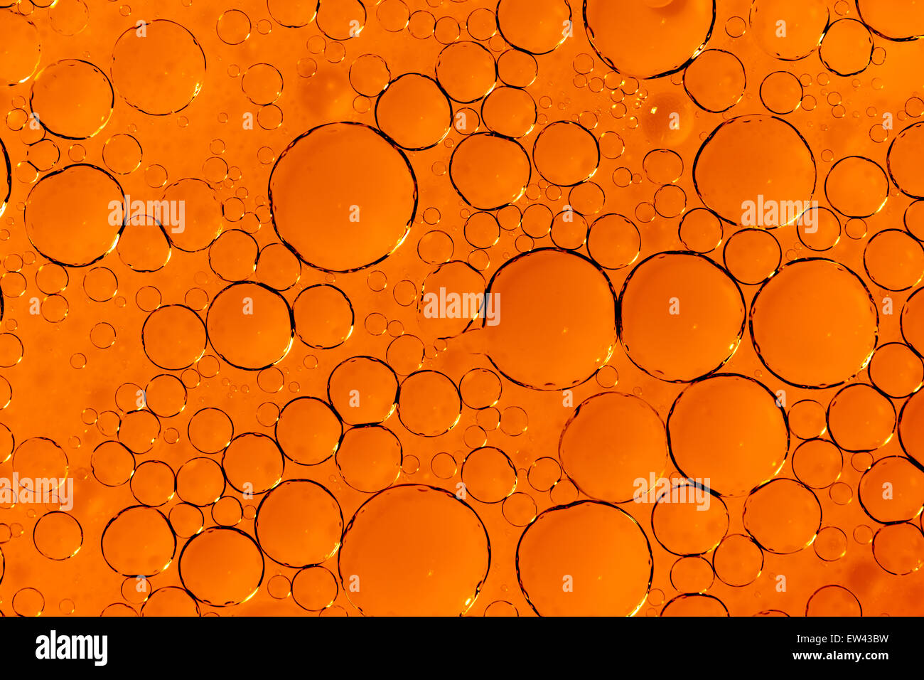 Water, air and oil mixed for a bubbly effect Stock Photo Alamy