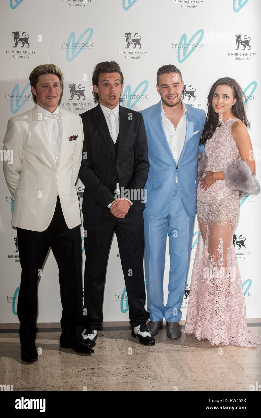 Charity Great Gatsby Ball held at Bloomsbury Ballrooms.  Featuring: Niall Horan, Louis Tomlinson, Liam Payne, Sophia Smith Where: London, United Kingdom When: 16 Apr 2015 C Stock Photo