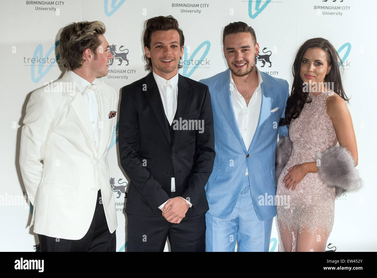 Charity Great Gatsby Ball held at Bloomsbury Ballrooms.  Featuring: Niall Horan, Louis Tomlinson, Liam Payne, Sophia Smith Where: London, United Kingdom When: 16 Apr 2015 C Stock Photo