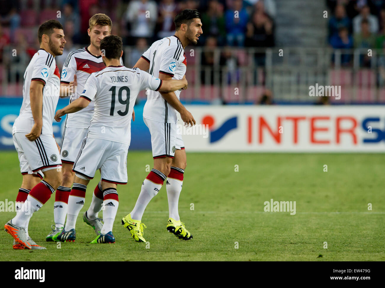 Emre Can Of Germany Right Celebrates A Goal During The Euro U21 Stock Photo Alamy