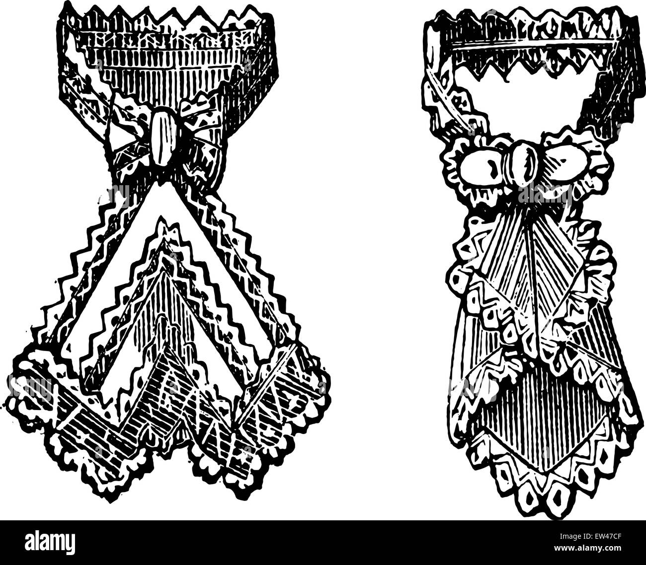 Collars, vintage engraved illustration Stock Vector Image & Art Alamy