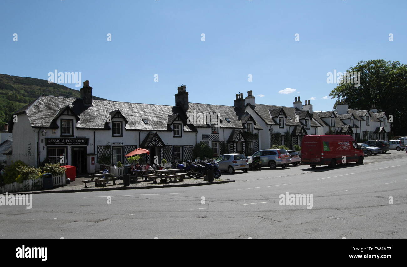 Kenmore street scene Scotland June 2015 Stock Photo Alamy