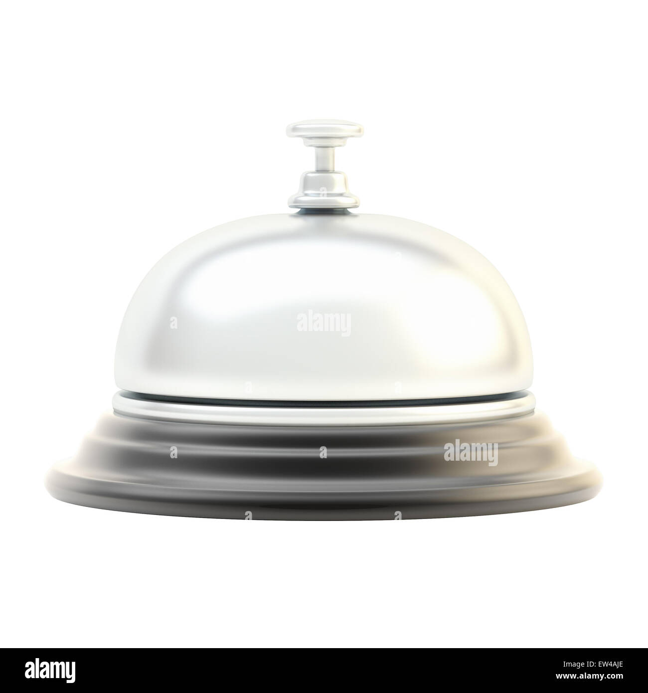 Hotel reception bell isolated Stock Photo Alamy