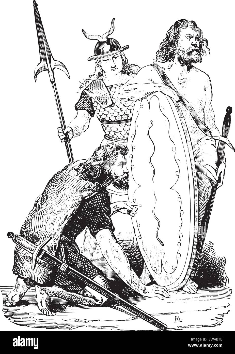 Artist's Impression of Celtic Warriors (Illustration) - World History  Encyclopedia