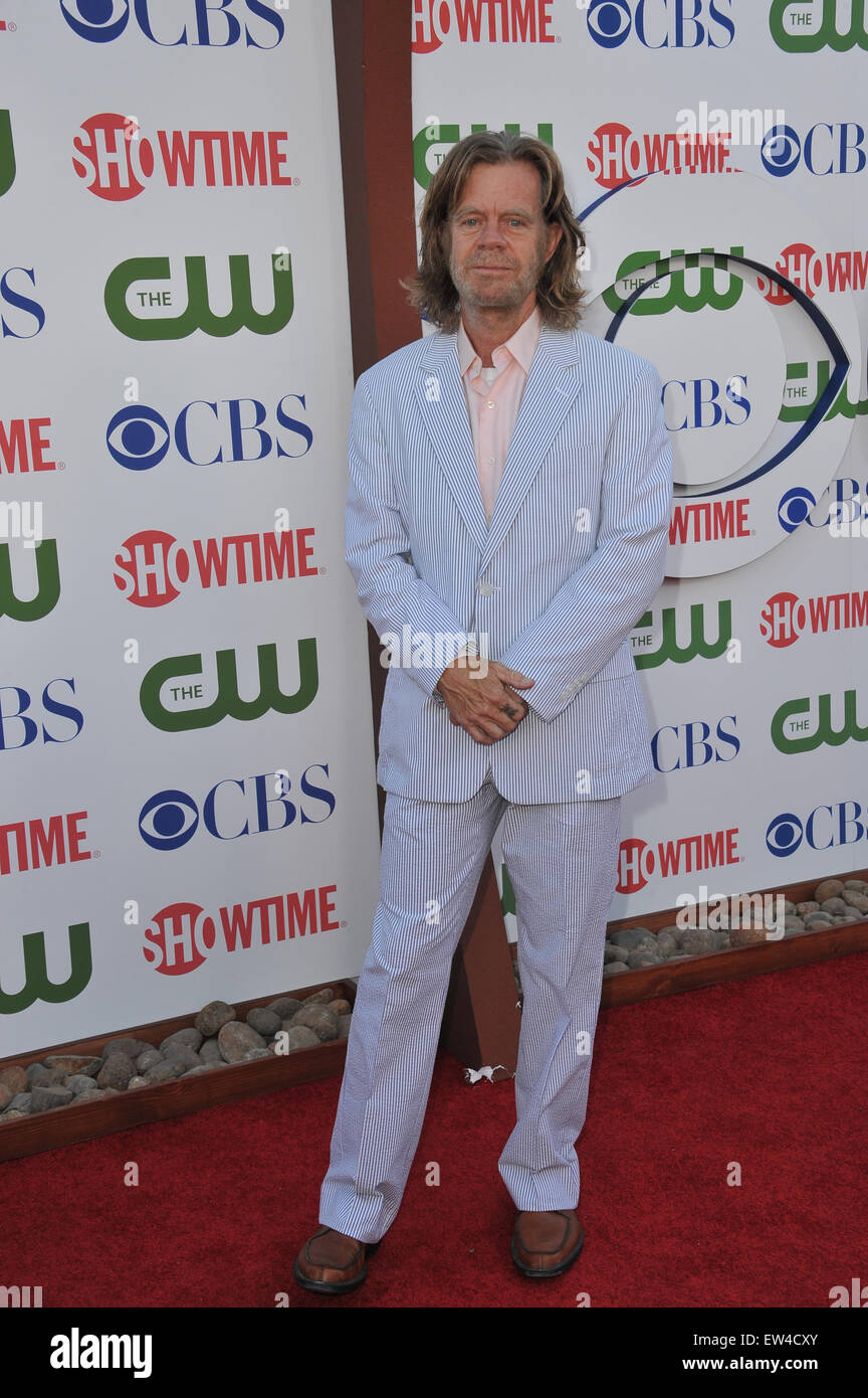 LOS ANGELES, CA - AUGUST 3, 2011: William H. Macy, star of Shameless, at the CBS Summer 2011 TCA Party at The Pagoda, Beverly Hills. Stock Photo