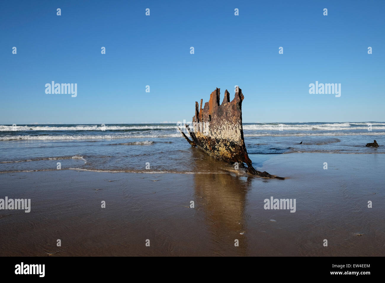 The Wreck of the SS Dicky Stock Photo