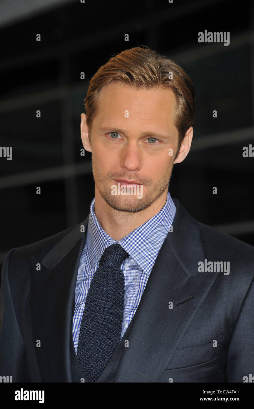 LOS ANGELES, CA - JUNE 21, 2011: Alexander Skarsgard at the Los Angeles premiere of the fourth season of HBO's 'True Blood' at the Cinerama Dome, Hollywood. Stock Photo