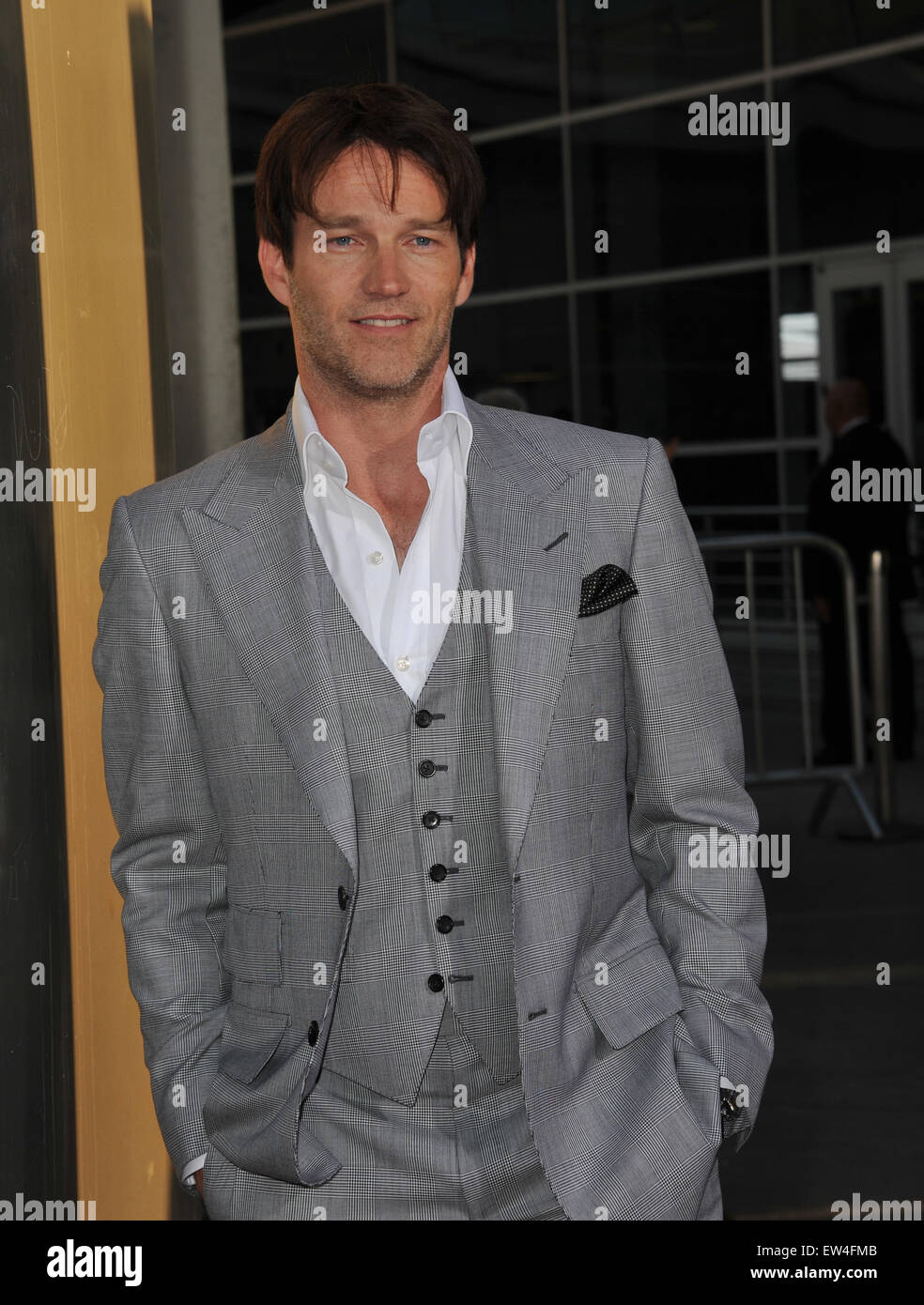 LOS ANGELES, CA - JUNE 21, 2011: Stephen Moyer at the Los Angeles premiere of the fourth season of HBO's 'True Blood' at the Cinerama Dome, Hollywood. Stock Photo