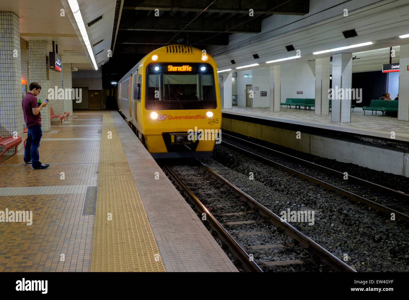 At Central Station, Brisbane Stock Photo Alamy
