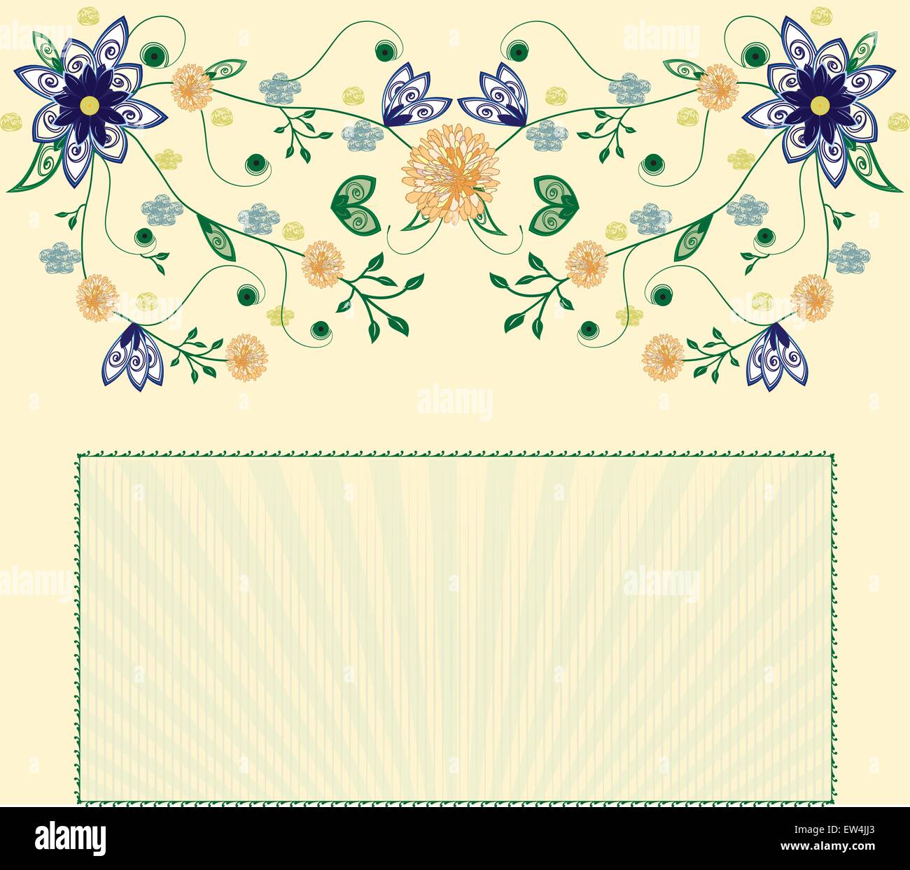 Illustration with spring flower Stock Vector Image & Art - Alamy