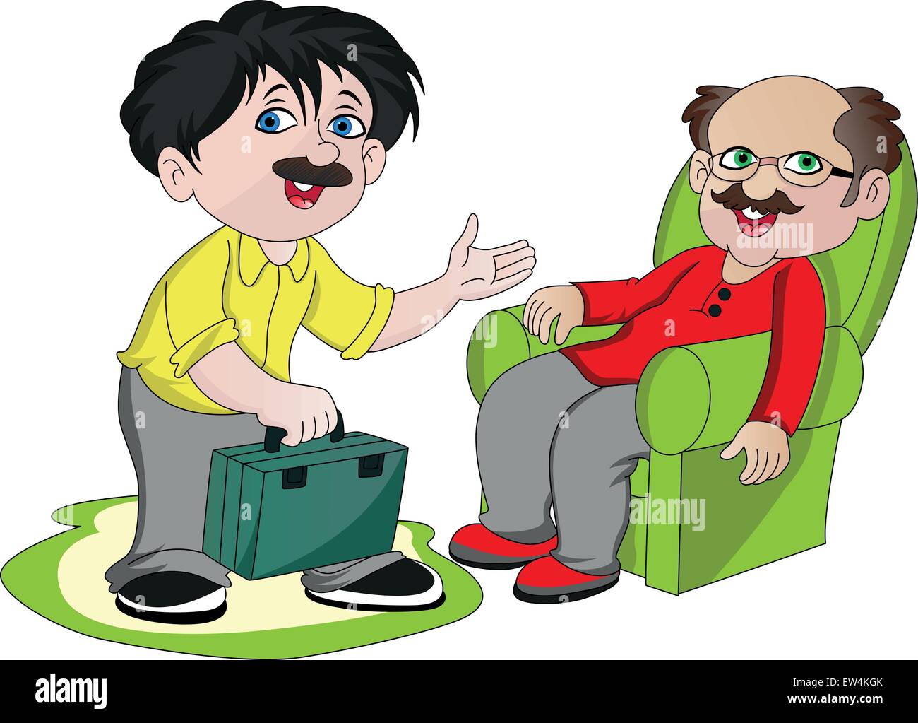 Retail Salesperson Clipart