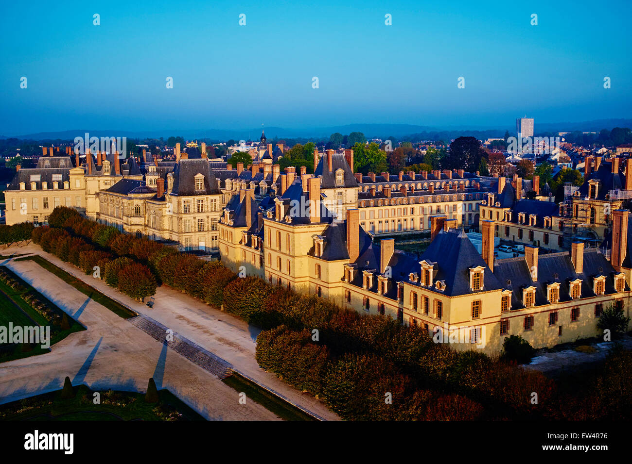 France, Seine et Marne, Royal Castle of Fontainebleau, Unesco World Heritage Stock Photo
