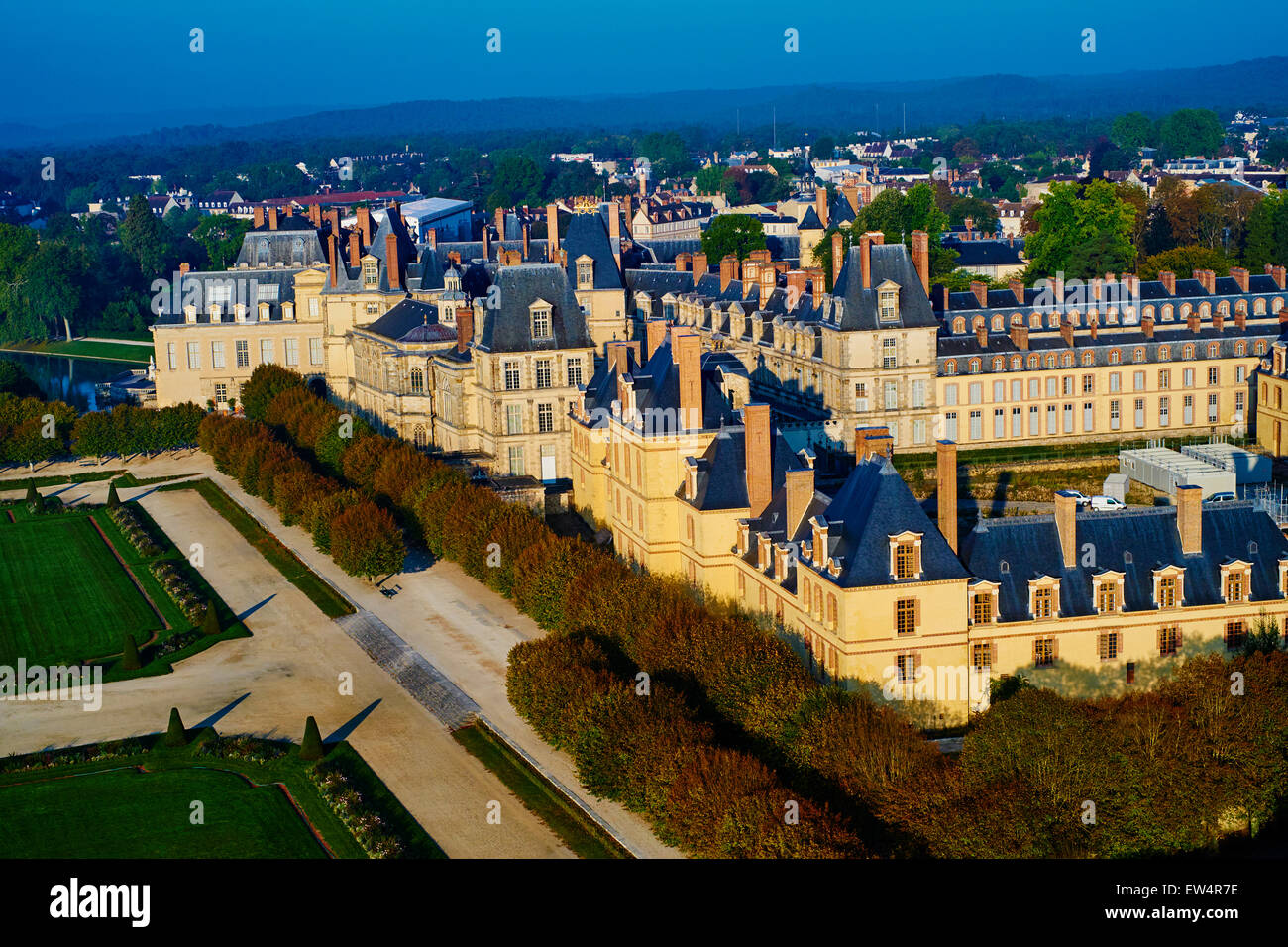 France, Seine et Marne, Royal Castle of Fontainebleau, Unesco World Heritage Stock Photo