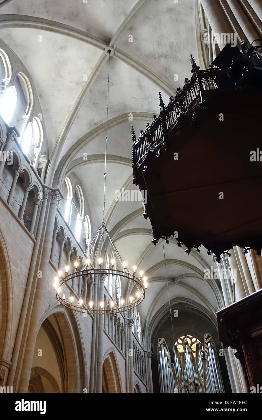 St Peter's Cathedral Geneva Stock Photo Alamy