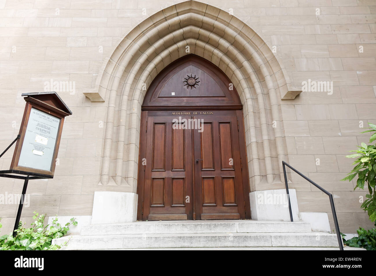 St Peter's Cathedral Geneva Stock Photo Alamy