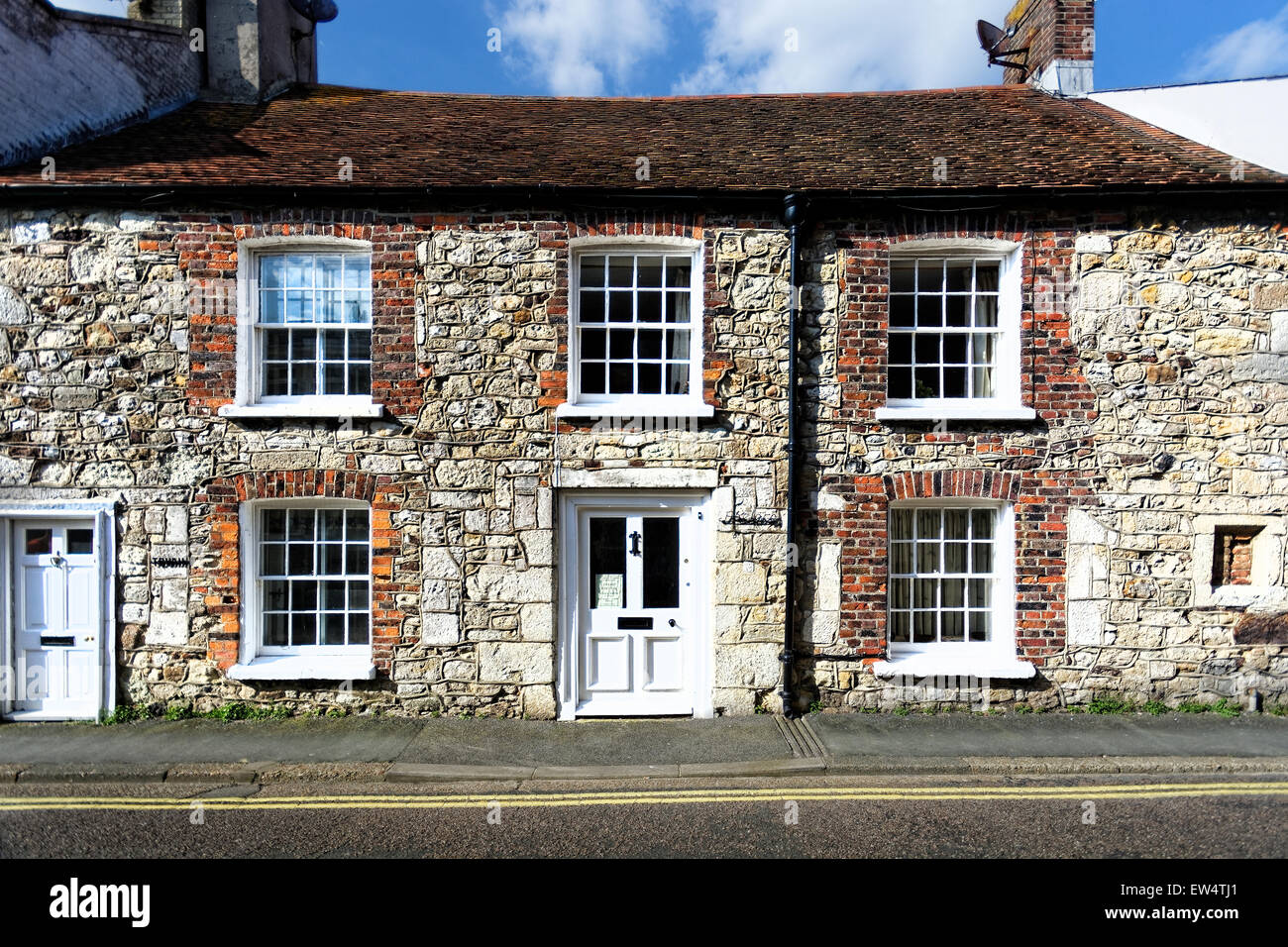 Yarmouth is one of the smallest towns in the United Kingdom. It had a 2001 population of just 791compared with 600 100 years ago Stock Photo