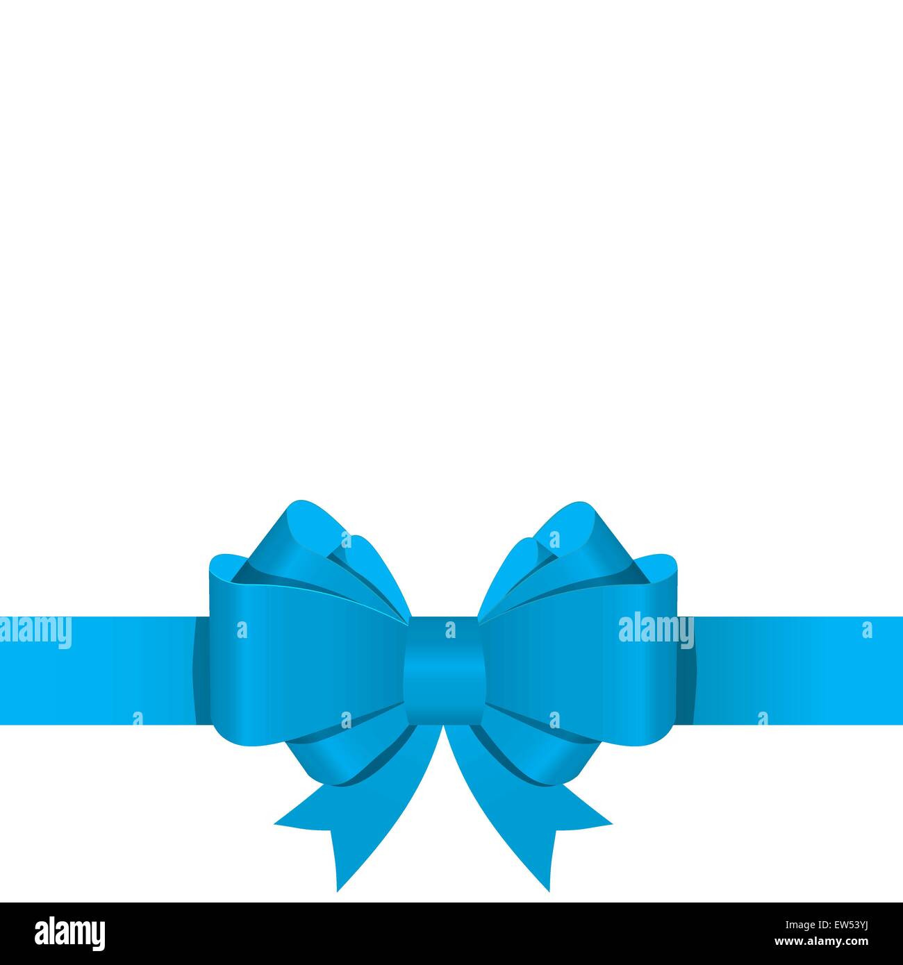 Gift Bow with Ribbon Vector Illustration Stock Vector Image & Art - Alamy