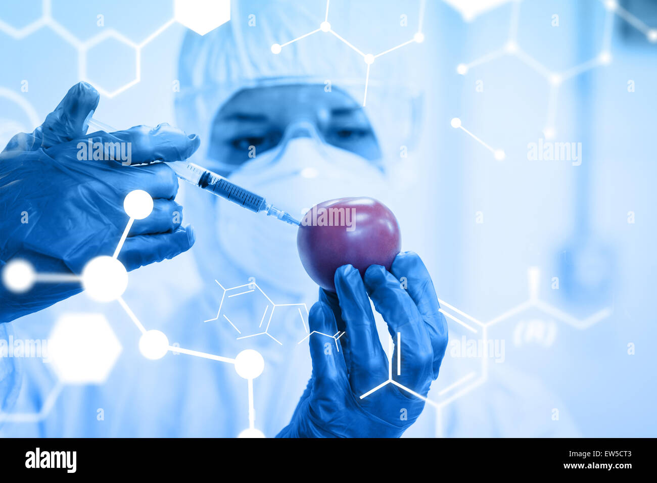Composite image of science graphic Stock Photo - Alamy