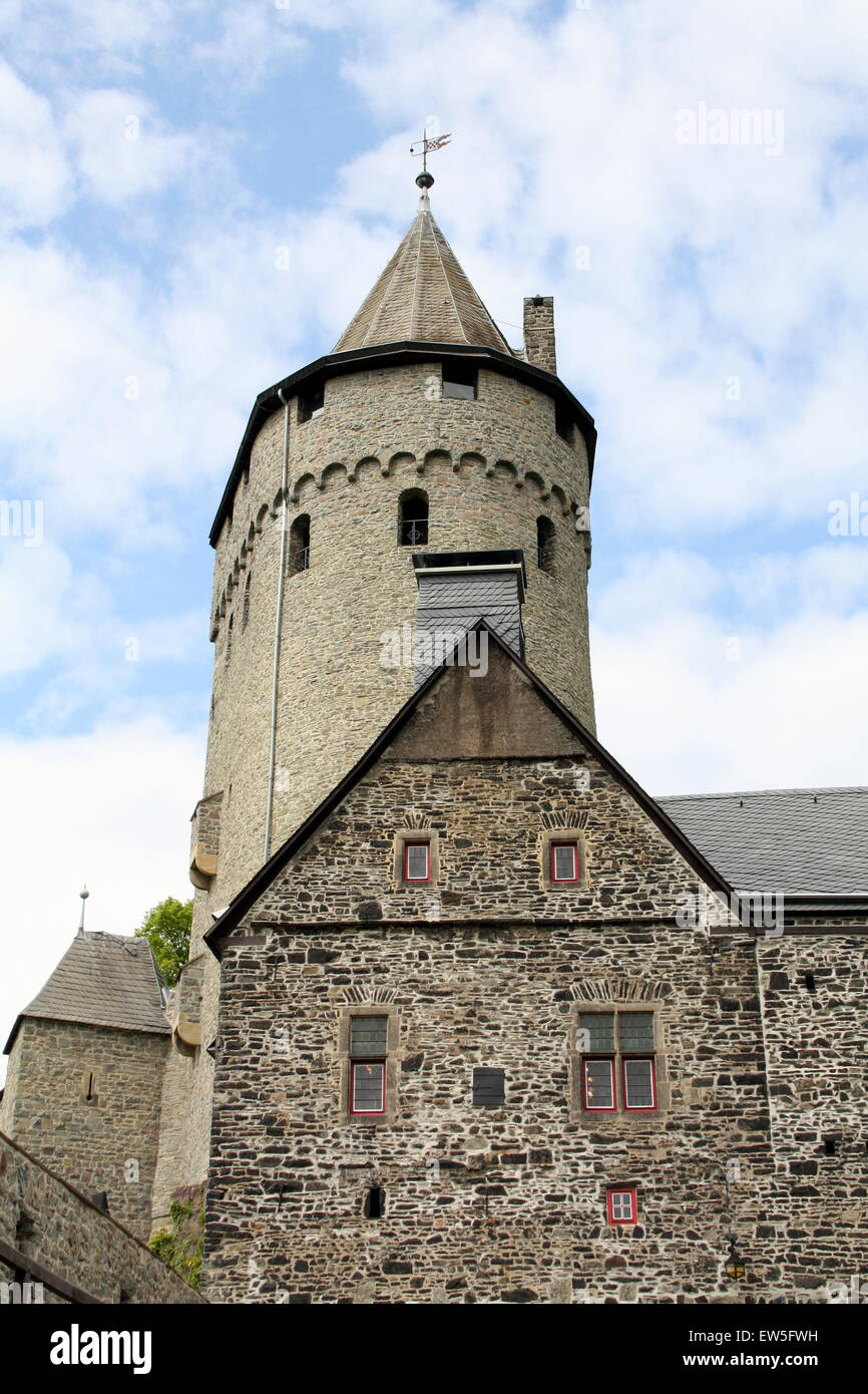 Obere schloss from the 15th century in Siegen. Germany Stock Photo