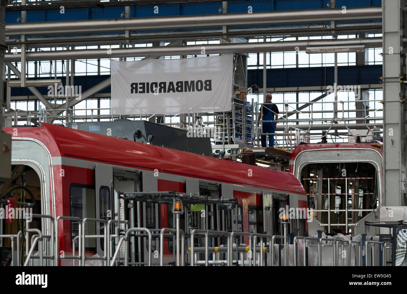 Hennigsdorf, Germany, Bombardier factory in Hennigsdorf Stock Photo Alamy