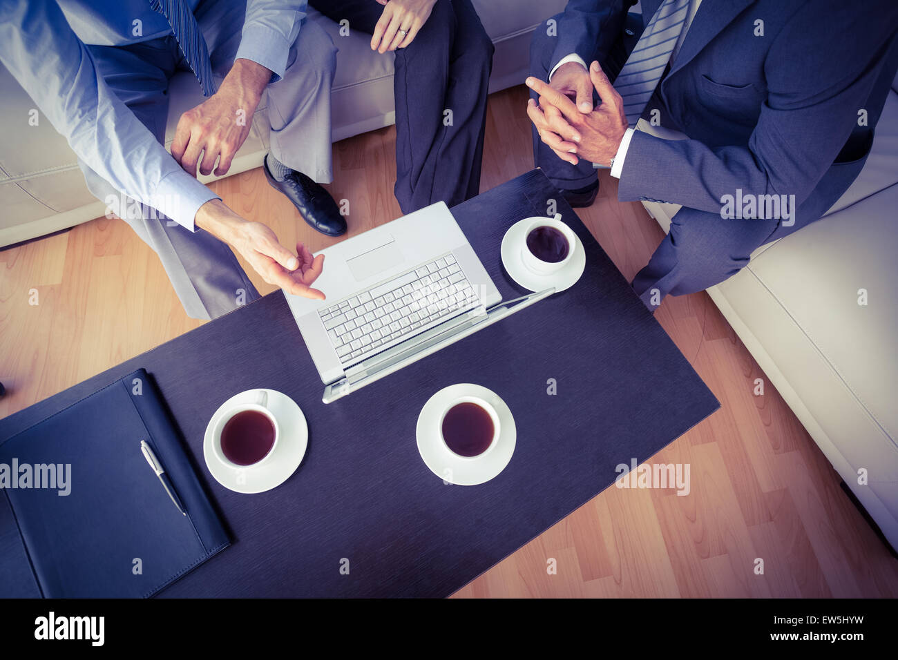 Business people having a meeting Stock Photo
