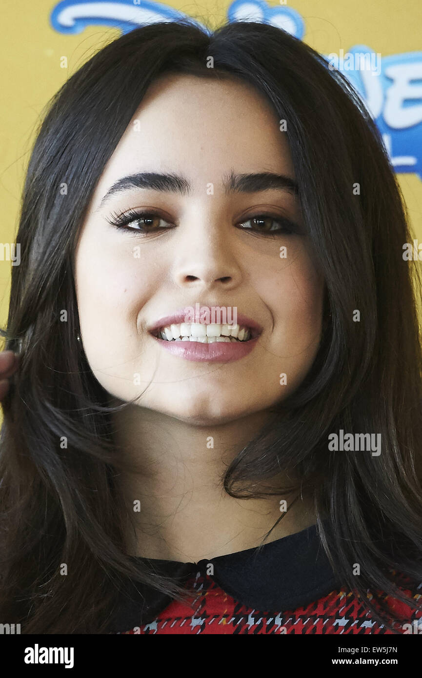 Madrid, , Spain. 18th June, 2015. Sofia Carson attends Descendants photocall at Disney Channel Studios on June 18, 2015 in Madrid Credit:  Jack Abuin/ZUMA Wire/Alamy Live News Stock Photo