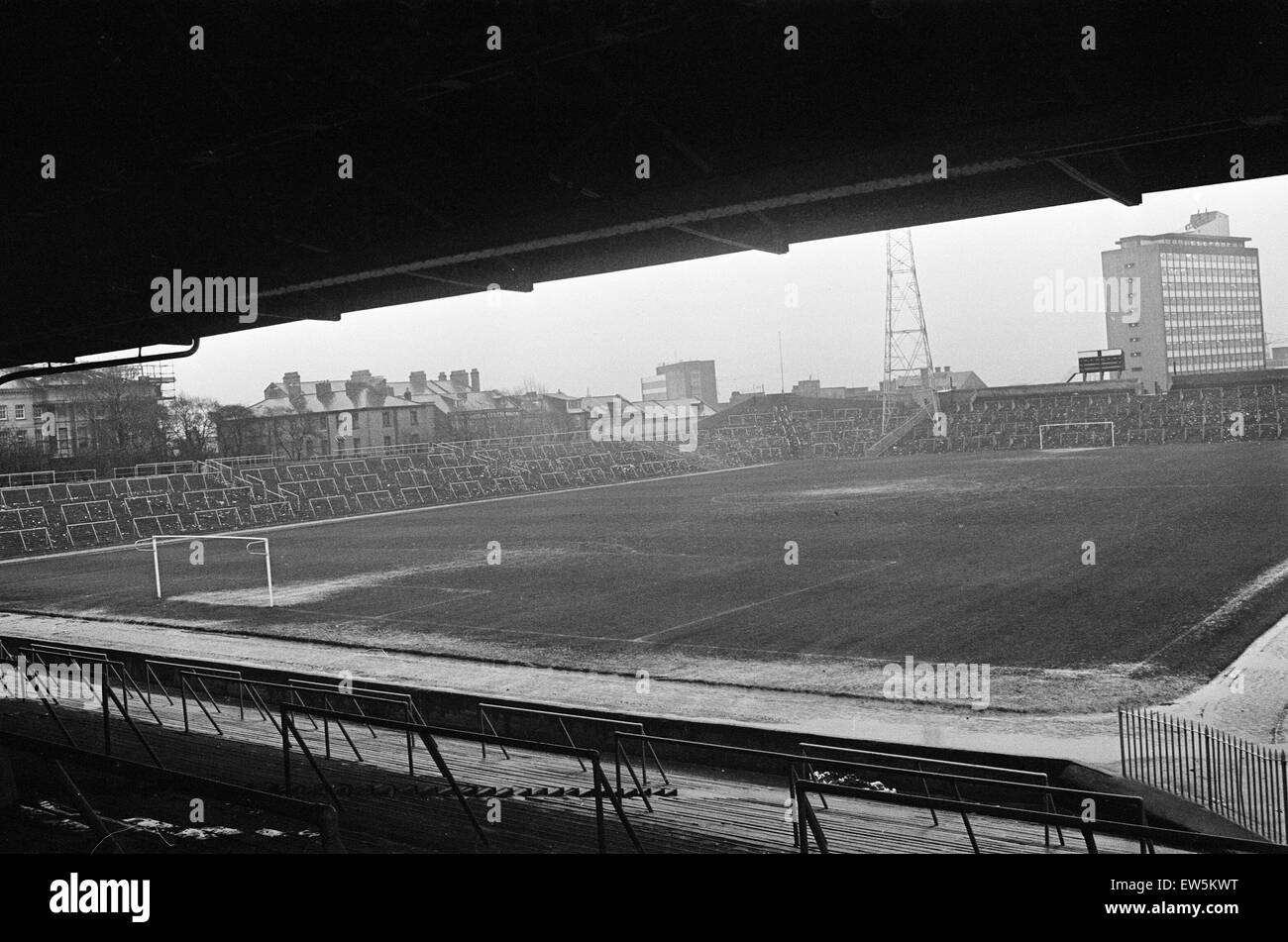 St James Park, home of Newcastle United Football Club. 20th February 1968. Stock Photo