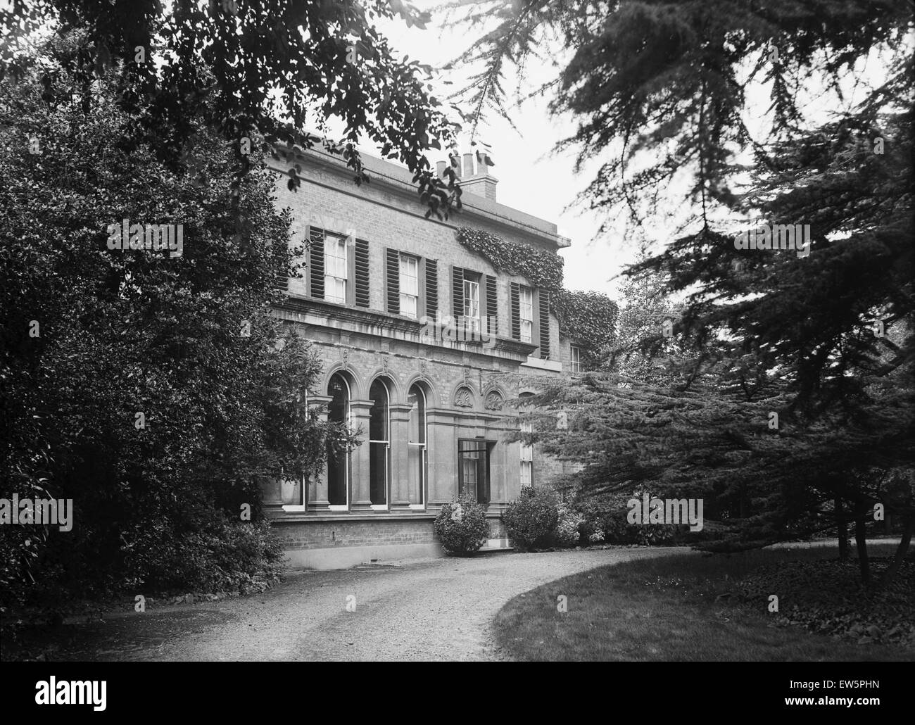 Belmont House Uxbridge, London. Circa 1931 Stock Photo